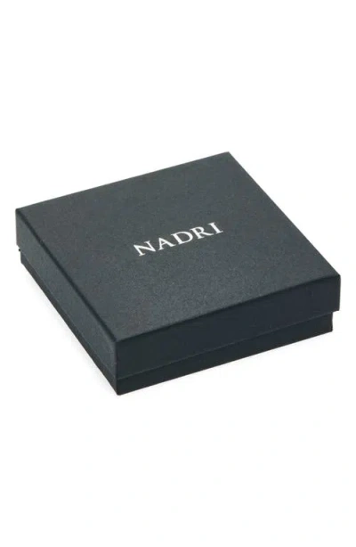 Nadri Serena Cubic Zirconia Trio Stud Earrings In Silver