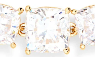 Nadri Rockstars Cubic Zirconia Line Bracelet In Gold