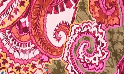 Chaus Paisley Knit Top In Animal Print