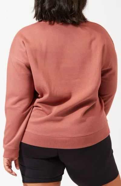 Threads 4 Thought Invincible Fleece Sweatshirt In Brown