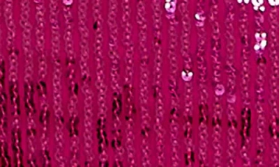 Nina Leonard Sequin Tank Dress & Bolero Set In Pink