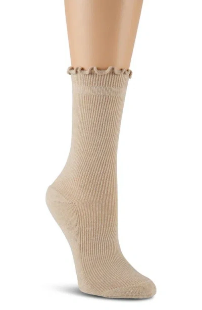 Laundry By Shelli Segal 3-pack Lettuce Edge Cushion Crew Socks In Multi