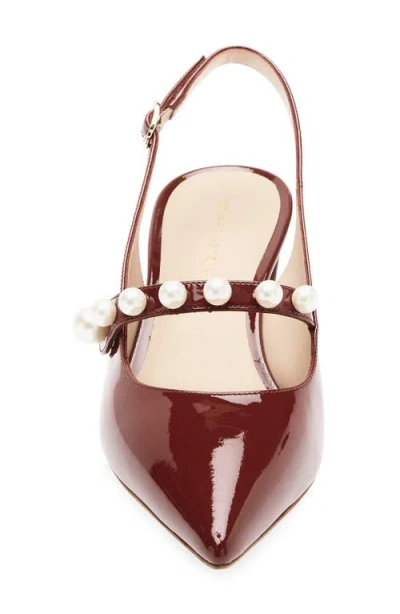 Stuart Weitzman Pia Mary Jane Slingback Pump In Brown