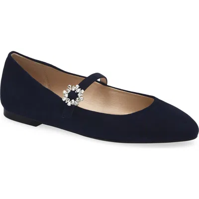 Stuart Weitzman Aura May Jane Flat In Blue