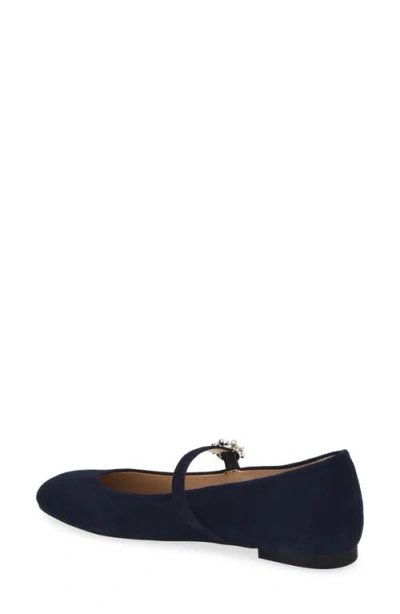 Stuart Weitzman Aura May Jane Flat In Blue