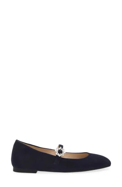 Stuart Weitzman Aura May Jane Flat In Blue