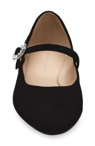 Stuart Weitzman Aura May Jane Flat In Black