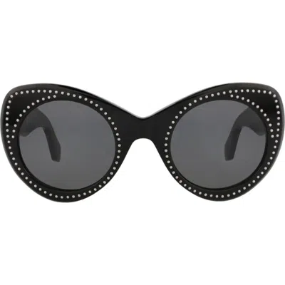 Alaïa Cat Eye-frame Recycled Acetate Sunglasses In Black