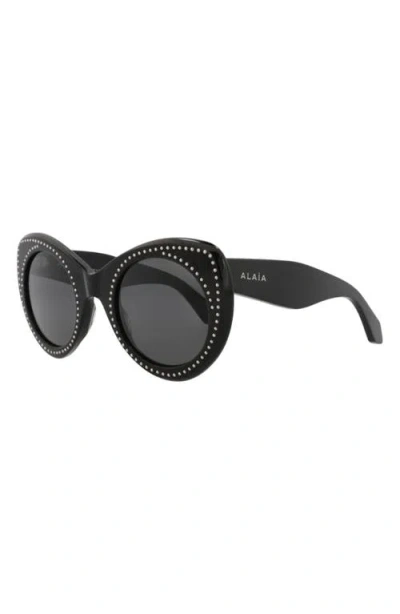 Alaïa Cat Eye-frame Recycled Acetate Sunglasses In Black