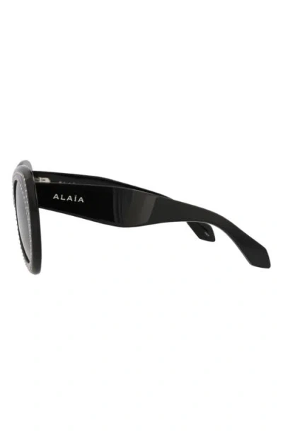 Alaïa Cat Eye-frame Recycled Acetate Sunglasses In Black