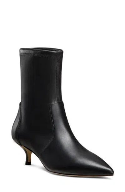 Stuart Weitzman Mara 50 Kitten Heel Bootie In Black