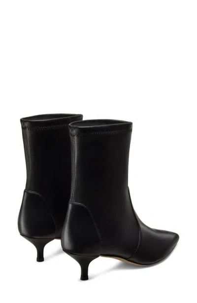 Stuart Weitzman Mara 50 Kitten Heel Bootie In Black