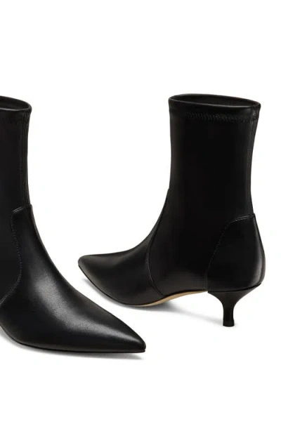Stuart Weitzman Mara 50 Kitten Heel Bootie In Black