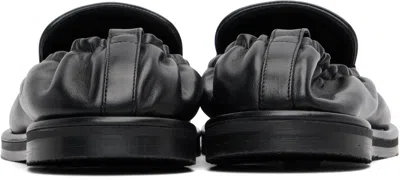 Studio Nicholson Black Donovan Loafers In Animal Print