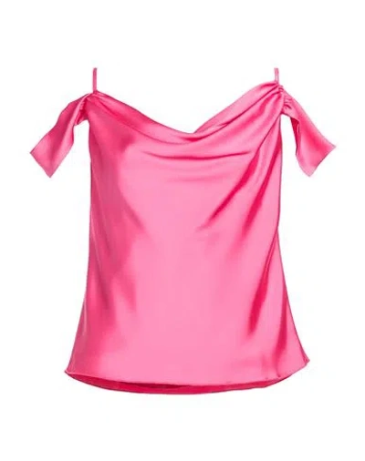 Gai Mattiolo Gm Woman Top Fuchsia Size 8 Polyester In Pink