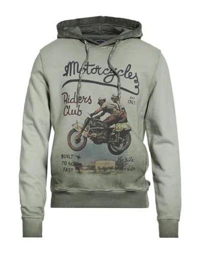 Bob Man Sweatshirt Military Green Size L Cotton In Green