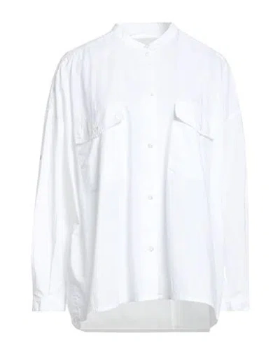 Bellerose Woman Shirt White Size L Cotton In White