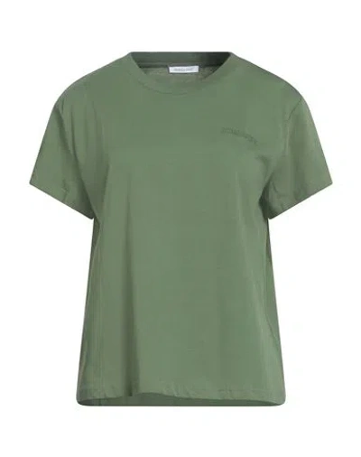 Patrizia Pepe Woman T-shirt Military Green Size 1 Cotton In Green
