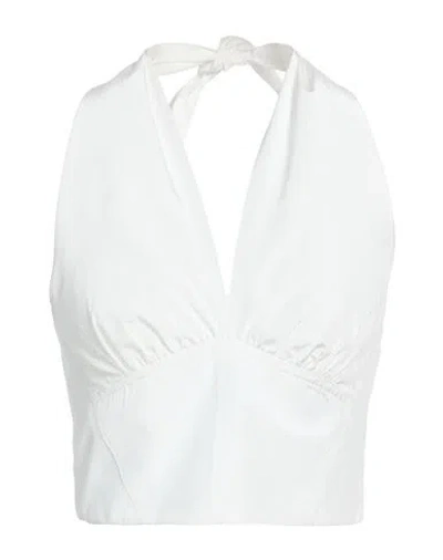 The Andamane Woman Top White Size 4 Polyester, Cotton In White