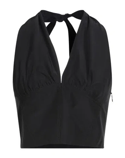 The Andamane Woman Top Black Size 6 Polyester, Cotton In Black