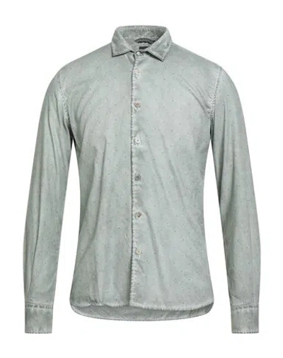 Bob Man Shirt Military Green Size Xxl Cotton In Green