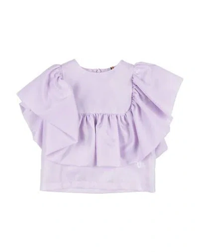 Caroline Bosmans Toddler Girl Top Lilac Size 6 Polyester In Purple