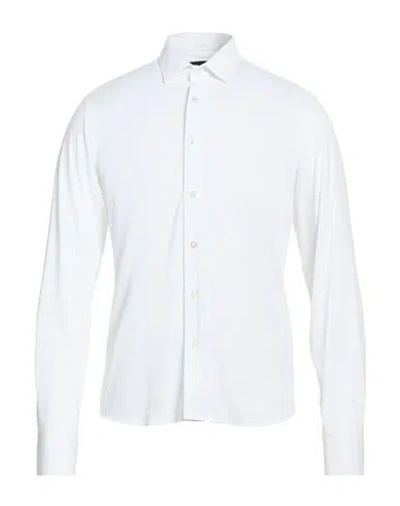 Rrd Man Shirt White Size 40 Polyamide, Elastane In White