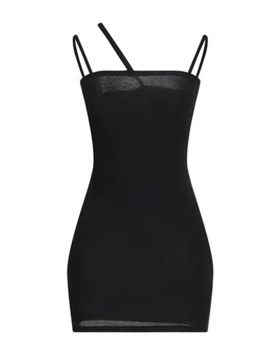 Baserange Woman Top Black Size L Organic Cotton, Elastane In Black