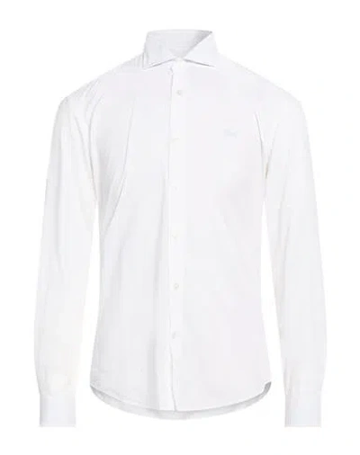 Harmont & Blaine Man Shirt White Size 3xl Cotton In White