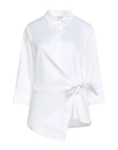 Gigue Woman Shirt White Size 12 Cotton In White