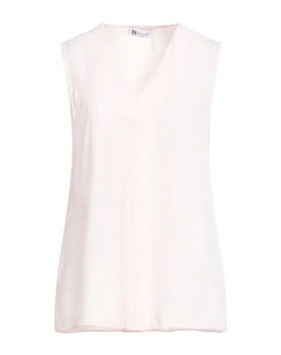 Diana Gallesi Woman Top Light Pink Size 14 Polyester In Pink
