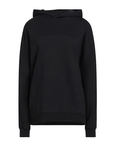 Dondup Woman Sweatshirt Black Size M Cotton, Polyamide In Black