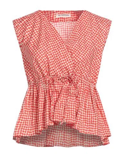 La Fabrique Woman Top Orange Size S Cotton, Elastane In Orange