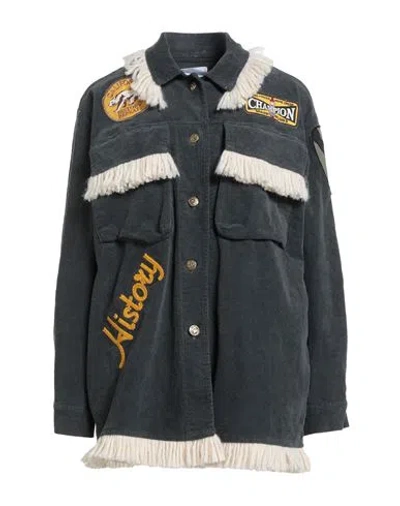 History Repeats Woman Shirt Lead Size Onesize Cotton, Elastane In Multi