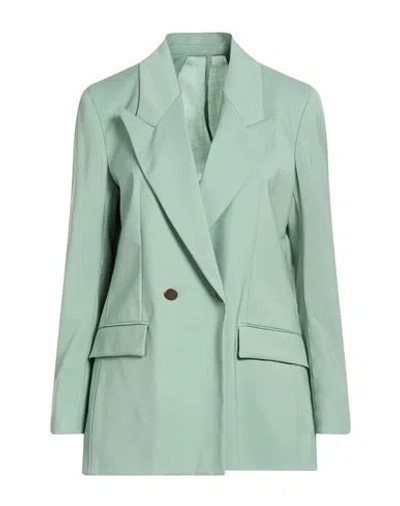 Marsēm Collection Woman Blazer Light Green Size 6 Virgin Wool In Green