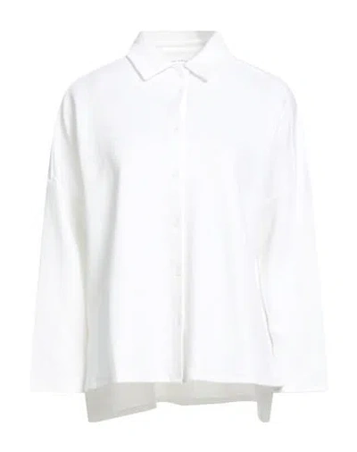 Majestic Filatures Woman Shirt Off White Size 1 Linen In White