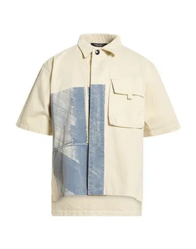 A-cold-wall* Man Shirt Ivory Size L Cotton In Neutral