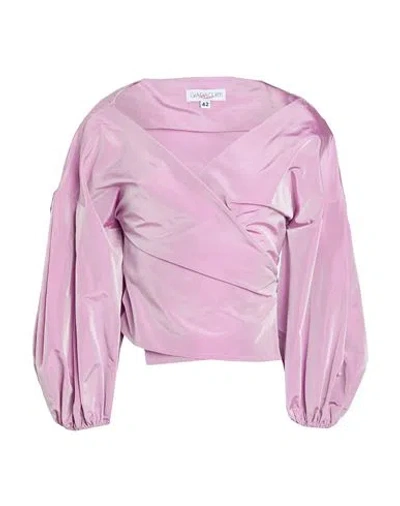 Giada Curti Resort Woman Top Lilac Size 10 Acetate, Polyester In Purple