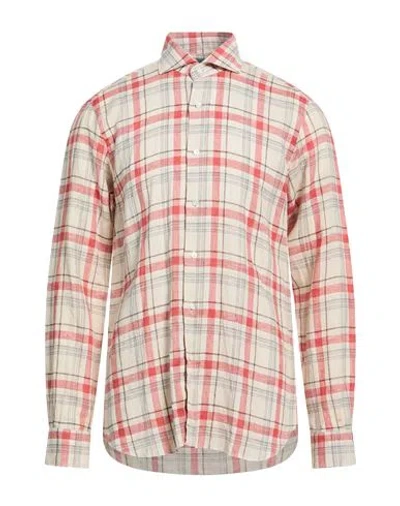 Dandylife By Barba Napoli Man Shirt Beige Size 16 Linen In Sand