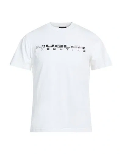 Mugler Man T-shirt White Size S Cotton In White