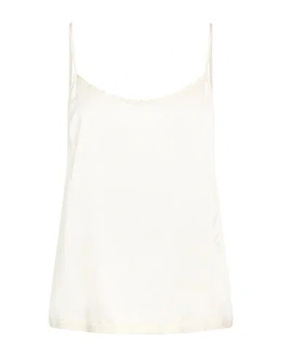 Alessia Santi Woman Top Ivory Size 6 Viscose, Elastane In White