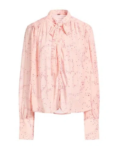 Free People Woman Shirt Pink Size L Polyester In Pink