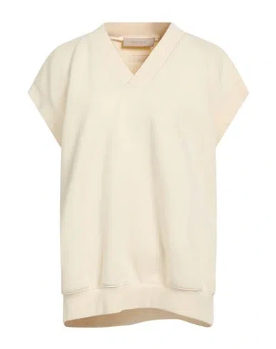 Essentials Fear Of God  Woman Sweatshirt Cream Size Xl Cotton, Polyester In Neutral