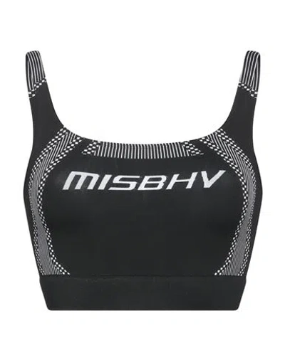 Misbhv Sport Woman Top Black Size Xxs Recycled Polyamide, Polyester, Elastane In Black