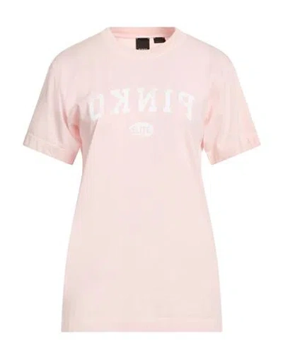 Pinko Woman T-shirt Light Pink Size Xs Cotton In Pink