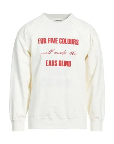Undercover Man Sweatshirt White Size 4 Cotton, Polyurethane In White