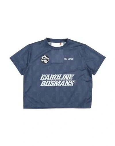 Caroline Bosmans Toddler Girl T-shirt Navy Size 6 Polyester, Elastane In Blue