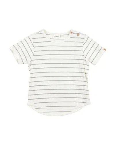 Lil' Atelier Toddler Boy T-shirt Ivory Size 6 Organic Cotton, Elastane In Multi