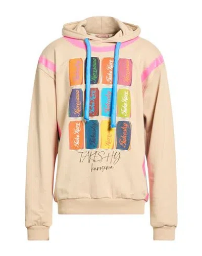 Takeshy Kurosawa Man Sweatshirt Ivory Size Xxl Cotton In Neutral