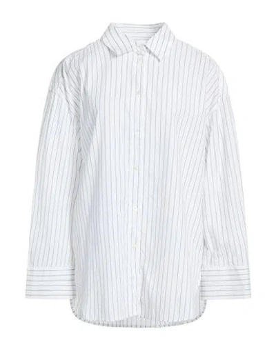 Samsoe & Samsoe Samsøe Φ Samsøe Woman Shirt White Size L Organic Cotton In White